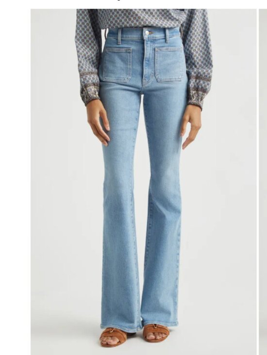 Veronica Beard Denim - Veronica Beard Beverly High Waist Skinny Flare Leg Jeans Size 27